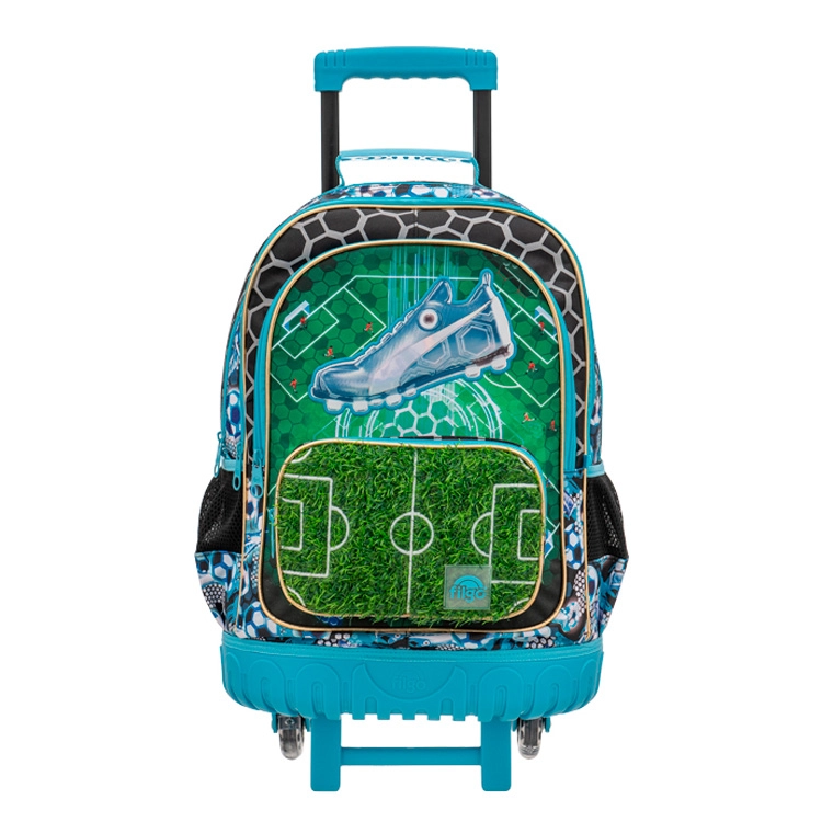 Mochila Escolar Filgo 2026 3D 18" Futbal Argentina Con Carro Art.MO26-T3D-010